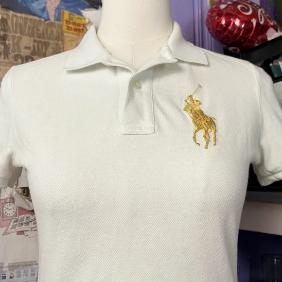 Ralph Lauren The Skinny Polo White Polo Shirt - Picture 2 of 6